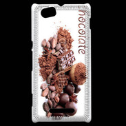 Coque Sony Xperia M Amour de chocolat