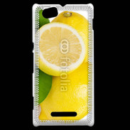 Coque Sony Xperia M Citron jaune