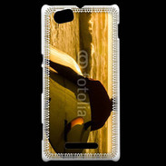 Coque Sony Xperia M Surfer à la tombée de la nuit