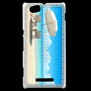 Coque Sony Xperia M Transats vue mer