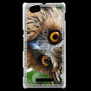 Coque Sony Xperia M Tête de chouette