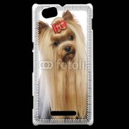 Coque Sony Xperia M Yorkie de face