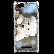 Coque Sony Xperia M Chiot berger blanc suisse