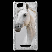 Coque Sony Xperia M Portrait cheval blanc 11