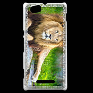Coque Sony Xperia M Lion Roi des animaux