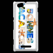 Coque Sony Xperia M Bonnes vacances