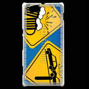 Coque Sony Xperia M Panneaux insolotes