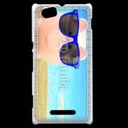 Coque Sony Xperia M Cochon à la mer