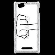 Coque Sony Xperia M Fuck 1