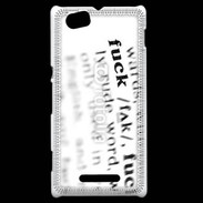 Coque Sony Xperia M Fuck 7