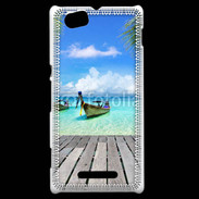 Coque Sony Xperia M Plage tropicale
