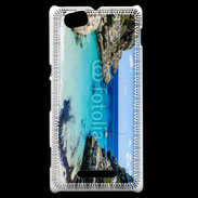 Coque Sony Xperia M Crique paradisiaque 