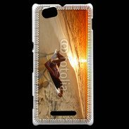 Coque Sony Xperia M Couché de soleil agréable sur la plage