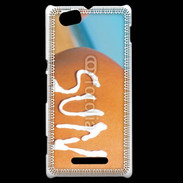 Coque Sony Xperia M Crème solaire SUN