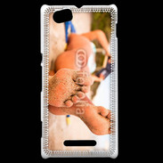 Coque Sony Xperia M Pieds plage