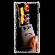 Coque Sony Xperia M Poker paire d'as
