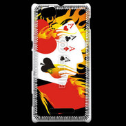 Coque Sony Xperia M Cartes et feu