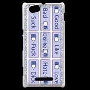 Coque Sony Xperia M Pouce geek