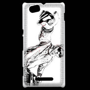 Coque Sony Xperia M DJ en dessin