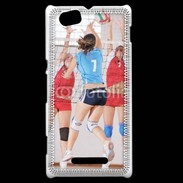 Coque Sony Xperia M Joueuses de volleyball au filet 2