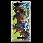 Coque Sony Xperia M Course de chevaux 5