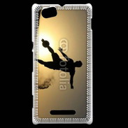 Coque Sony Xperia M beach soccer couché du soleil