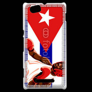 Coque Sony Xperia M Boxe amateur Cuba