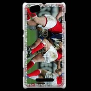 Coque Sony Xperia M Percussion de rugby