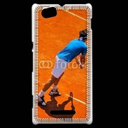 Coque Sony Xperia M Match de tennis sur terre battue