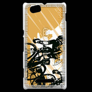 Coque Sony Xperia M Illustration de cycliste 5