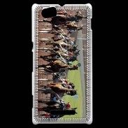 Coque Sony Xperia M Arrivée de course de trot en sulky