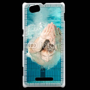 Coque Sony Xperia M Nageur sous l'eau 5