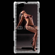 Coque Sony Xperia M Body painting Femme