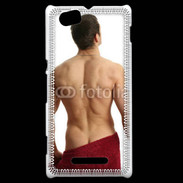 Coque Sony Xperia M Surprise sous la serviette