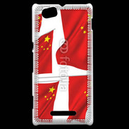 Coque Sony Xperia M drapeau Chinois