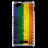 Coque Sony Xperia M Drapeau gay vintage