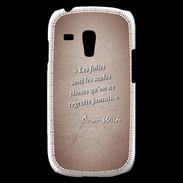 Coque Samsung Galaxy S3 Mini Les Folies Rouge Citation Oscar Wilde