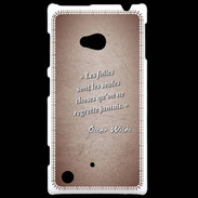 Coque Nokia Lumia 720 Les Folies Rouge Citation Oscar Wilde