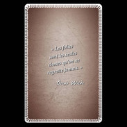 Etui carte bancaire Les Folies Rouge Citation Oscar Wilde