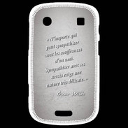 Coque Blackberry Bold 9900 Sympathiser Gris Citation Oscar Wilde