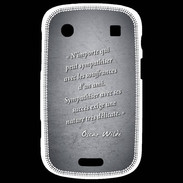 Coque Blackberry Bold 9900 Sympathiser Noir Citation Oscar Wilde