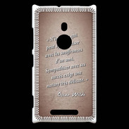 Coque Nokia Lumia 925 Sympathiser Rouge Citation Oscar Wilde