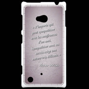 Coque Nokia Lumia 720 Sympathiser Rose Citation Oscar Wilde