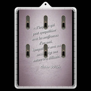 Porte clés Sympathiser Rose Citation Oscar Wilde