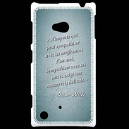 Coque Nokia Lumia 720 Sympathiser Turquoise Citation Oscar Wilde