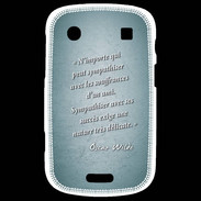 Coque Blackberry Bold 9900 Sympathiser Turquoise Citation Oscar Wilde