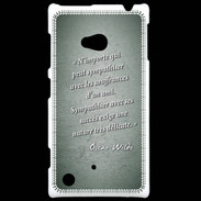 Coque Nokia Lumia 720 Sympathiser Vert Citation Oscar Wilde