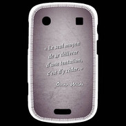 Coque Blackberry Bold 9900 Tentation Violet Citation Oscar Wilde