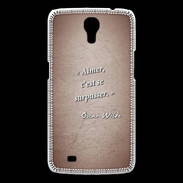 Coque Samsung Galaxy Mega Aimer Rouge Citation Oscar Wilde