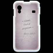 Coque Samsung ACE S5830 Aimer Rose Citation Oscar Wilde